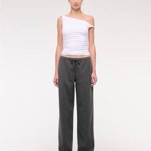 NWT Abercrombie & Fitch Gray Wide Leg Pants